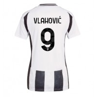 Fotbalové Dres Juventus Dusan Vlahovic #9 Dámské Domácí 2024-25 Krátký Rukáv